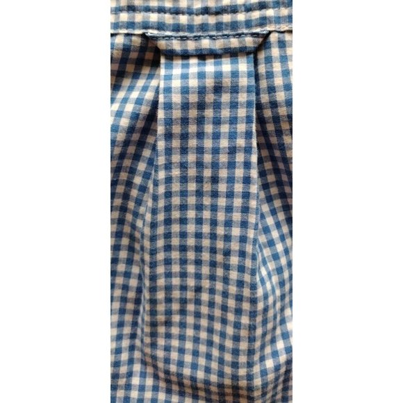 Chaps Shirt Mens XL Button Down Short Sleeve Checkered Coastal Summer - Picture 15 of 16